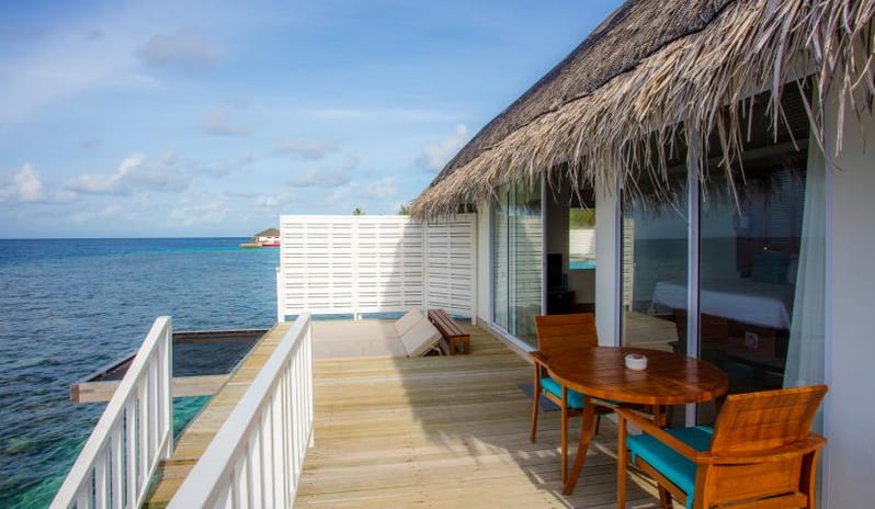 Centara Grand Island Maldives - Sunrise Overwater Villa Sitting Area